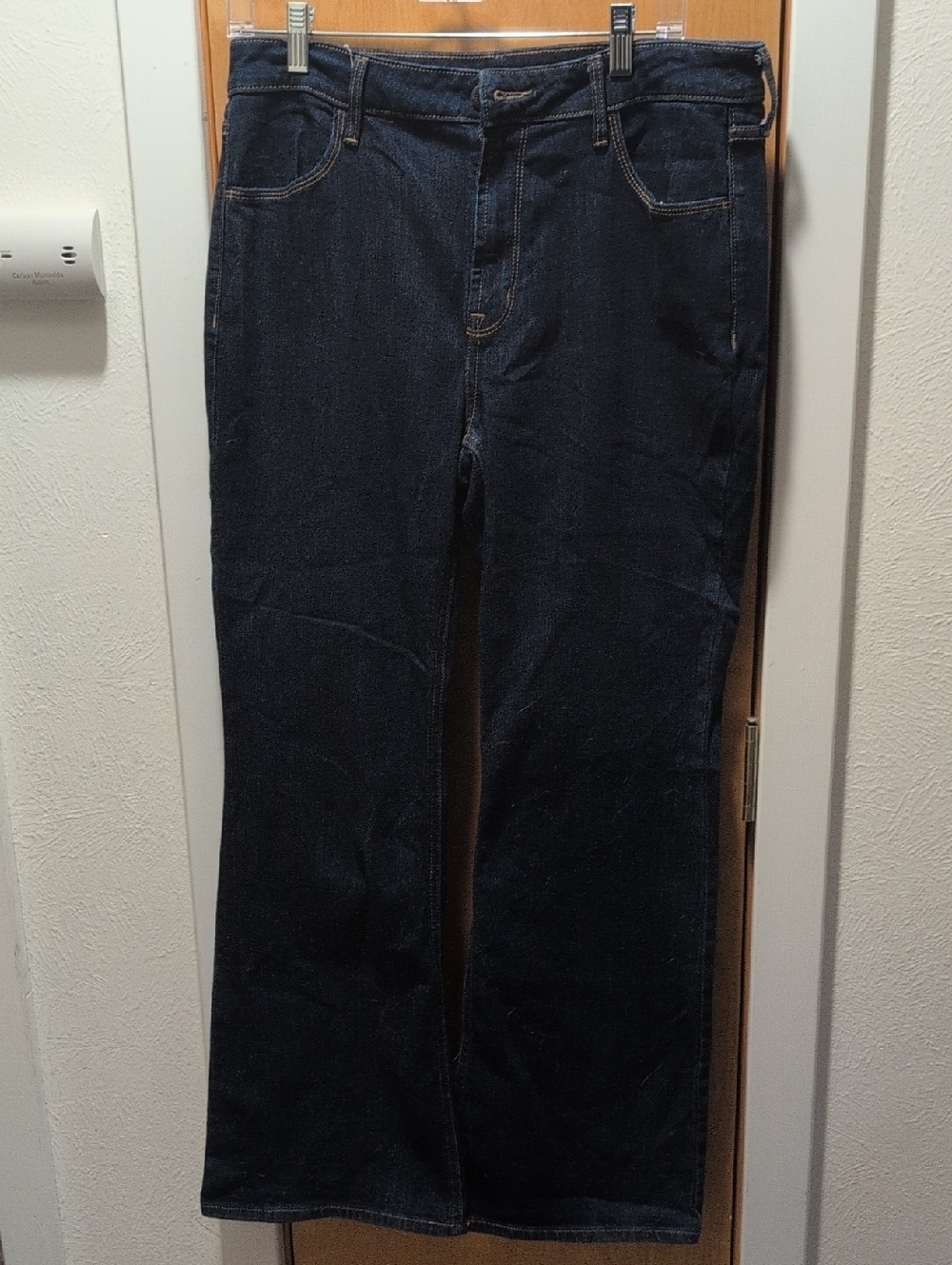 Old Navy Women's Dark Blue Flare-Leg Jeans